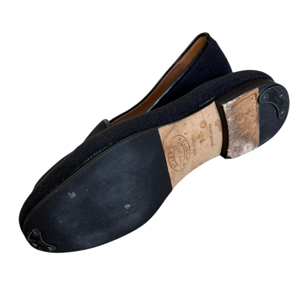 Stubbs & Wootton navy needlepoint loafers - Picture 8 of 10
